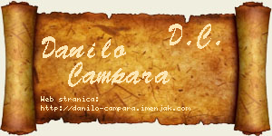 Danilo Čampara vizit kartica